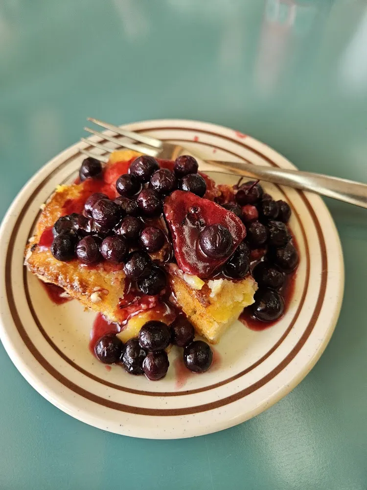 Lemon Cobble with Blueberries